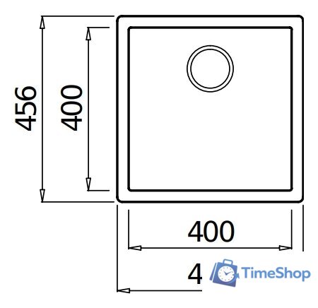 Кухонная мойка Elleci Zen 102 Black 86 - Изображение №2 — Интернет-магазин Time-Shop