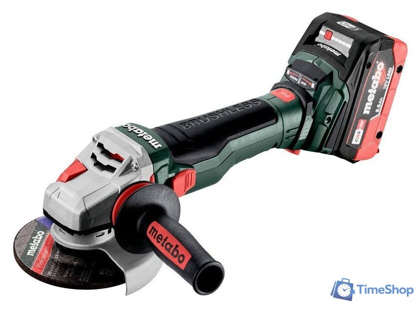 Угловая шлифмашина Metabo WB 18 LTX BL 15-125 Quick 601730660 (с 2-мя АКБ, кейс) - Изображение №1 — Интернет-магазин Time-Shop