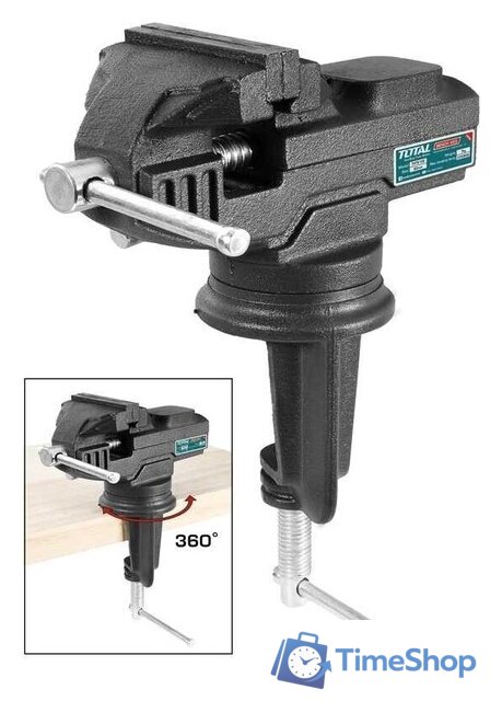 Тиски Total THT6126 - Изображение №1 — Интернет-магазин Time-Shop