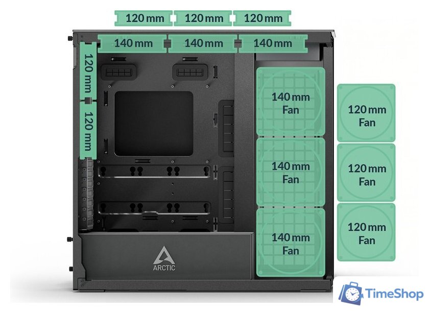 Корпус Arctic Xtender VG ACPCC00019A - Изображение №10 — Интернет-магазин Time-Shop