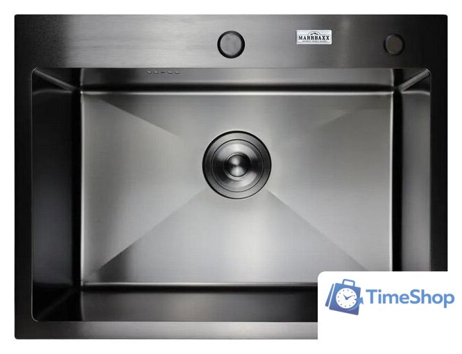 Кухонная мойка MARRBAXX B6045-R (черный/графит) - Изображение №1 — Интернет-магазин Time-Shop