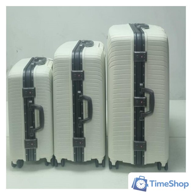 Чемодан-спиннер Mironpan 11276 (M, серый) - Изображение №4 — Интернет-магазин Time-Shop