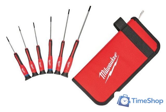 Набор отверток прецизионных Milwaukee 4932471869 (6 предметов) - Изображение №2 — Интернет-магазин Time-Shop