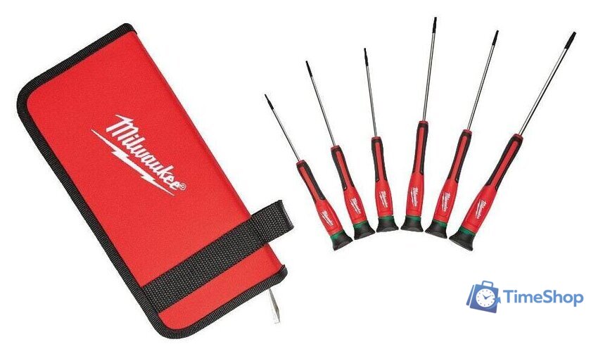 Набор отверток прецизионных Milwaukee 4932471869 (6 предметов) - Изображение №3 — Интернет-магазин Time-Shop