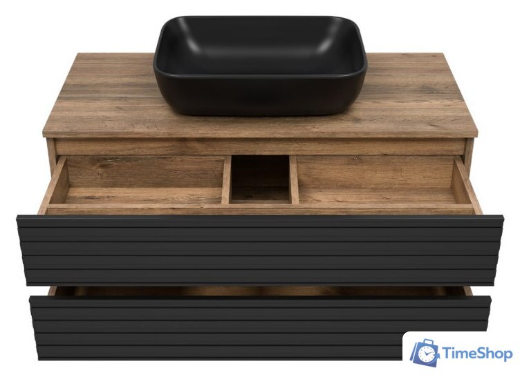  Brevita Тумба под умывальник Dakota 100 DAK-09100-19/02-2Я - Изображение №3 — Интернет-магазин Time-Shop