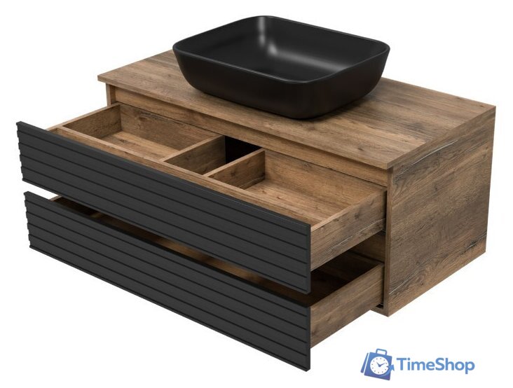  Brevita Тумба под умывальник Dakota 100 DAK-09100-19/02-2Я - Изображение №4 — Интернет-магазин Time-Shop