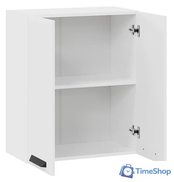 Шкаф навесной Трия Тиана 1В6 (белый/белый супермат) - Изображение №2 — Интернет-магазин Time-Shop