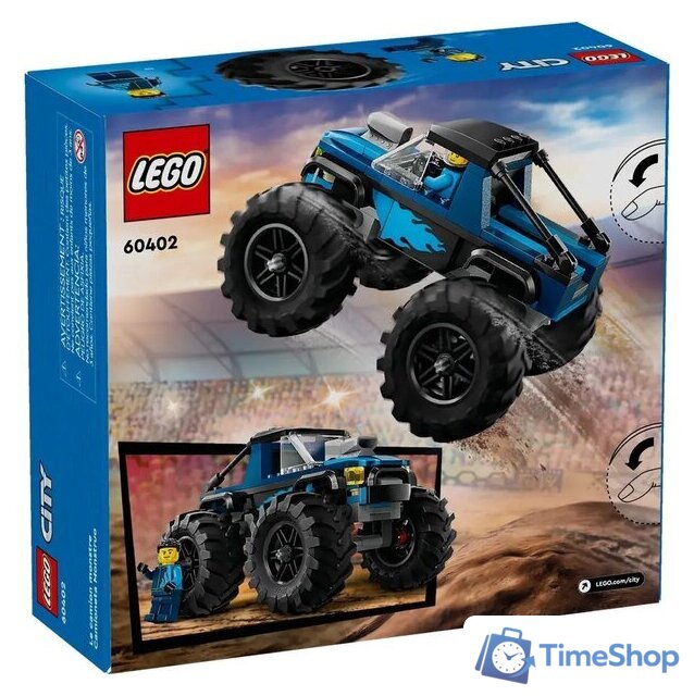 Конструктор LEGO City 60402 Синий монстр-трак - Изображение №9 — Интернет-магазин Time-Shop