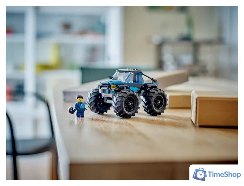 Конструктор LEGO City 60402 Синий монстр-трак - Изображение №8 — Интернет-магазин Time-Shop