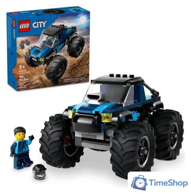 Конструктор LEGO City 60402 Синий монстр-трак - Изображение №2 — Интернет-магазин Time-Shop