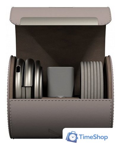 Беспроводное зарядное Magssory Signature Disc Pro для Apple 3 в 1 WCH073 (титановый) - Изображение №8 — Интернет-магазин Time-Shop