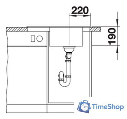 Кухонная мойка Blanco Elon 45 S (кофе) 524823 - Изображение №4 — Интернет-магазин Time-Shop