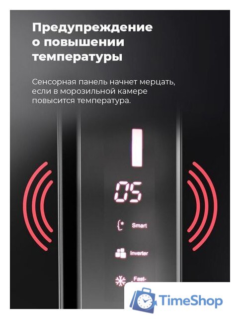 Холодильник side by side MAUNFELD MFF177NFSB - Изображение №28 — Интернет-магазин Time-Shop