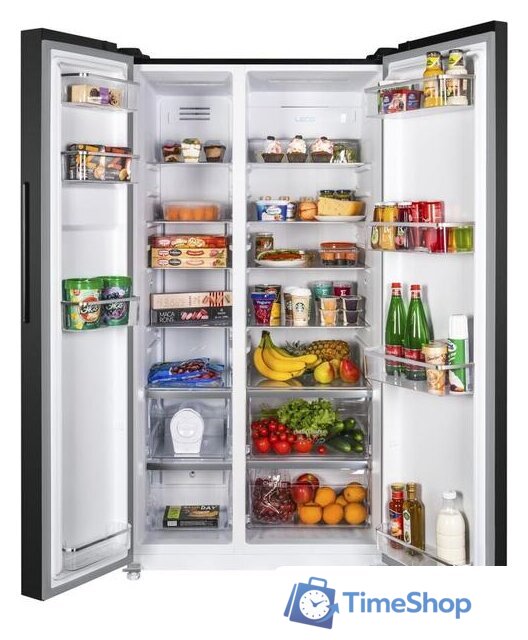 Холодильник side by side MAUNFELD MFF177NFSB - Изображение №3 — Интернет-магазин Time-Shop