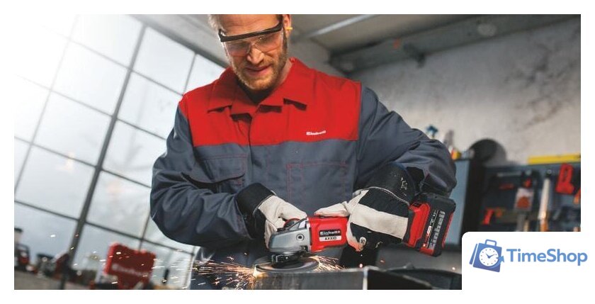 Угловая шлифмашина Einhell AXXIO 18/125 Q (без АКБ) - Изображение №5 — Интернет-магазин Time-Shop