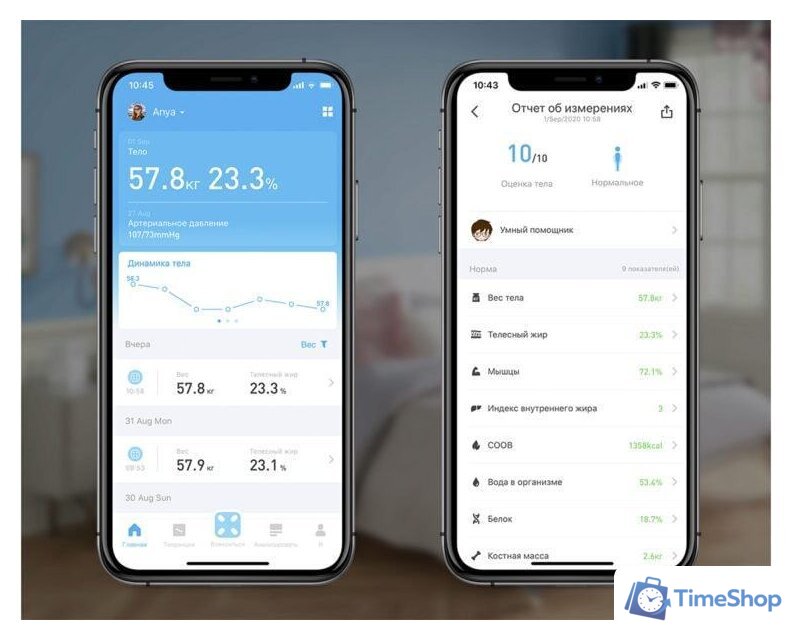 Умные напольные весы Picooc Mini Pro V2 - Изображение №8 — Интернет-магазин Time-Shop