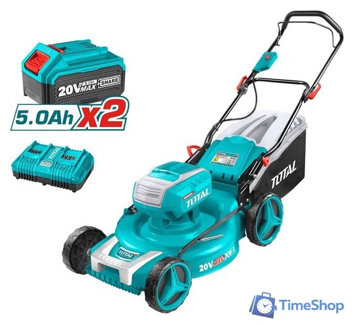Газонокосилка Total TLMLI20182 (с 2-мя АКБ) - Изображение №1 — Интернет-магазин Time-Shop