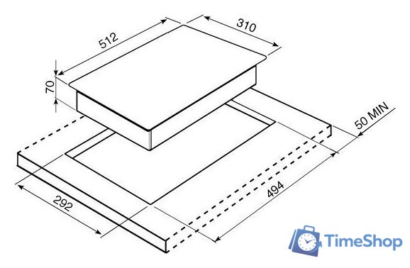 Варочная панель Smeg PGF32I-1 - Изображение №3 — Интернет-магазин Time-Shop
