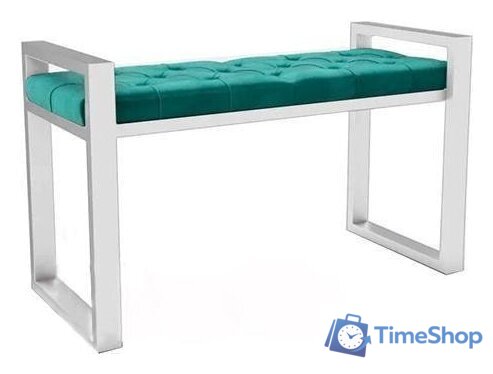 Банкетка Hype Mebel Бридж (белый/зеленый) - Изображение №1 — Интернет-магазин Time-Shop