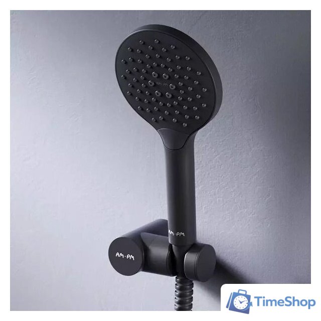 Душевой гарнитур  AM.PM Like F0118022 (черный) - Изображение №3 — Интернет-магазин Time-Shop