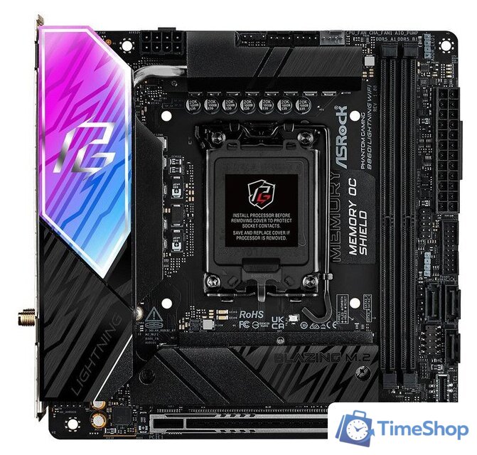 Материнская плата ASRock B860I Lightning WiFi - Изображение №1 — Интернет-магазин Time-Shop