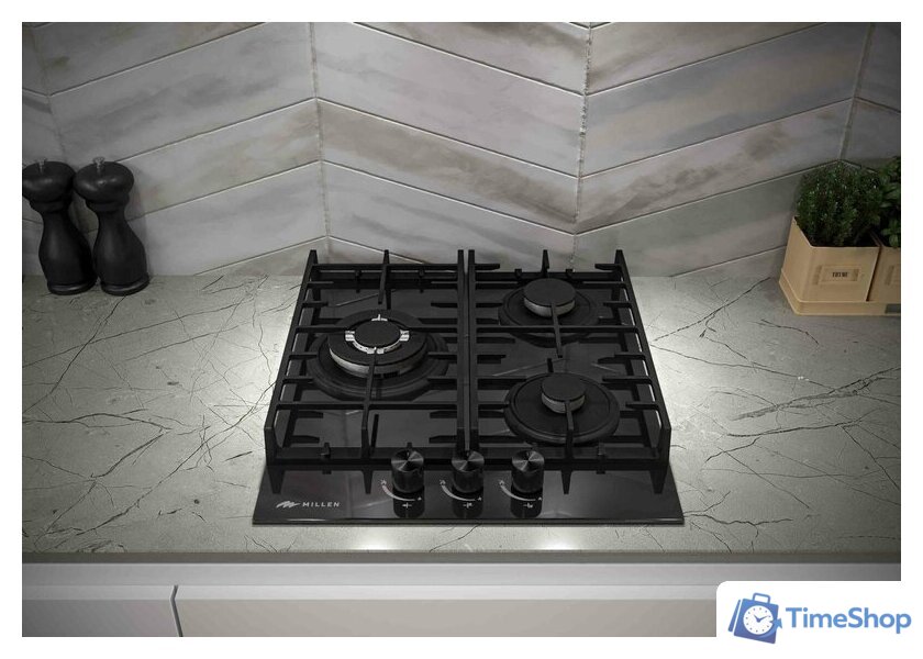 Варочная панель Millen MGHG 451 BL - Изображение №7 — Интернет-магазин Time-Shop