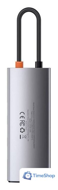 Док-станция Baseus Metal Gleam Series 6-in-1 Multifunctional USB Type C CAHUB-CW0G - Изображение №2 — Интернет-магазин Time-Shop