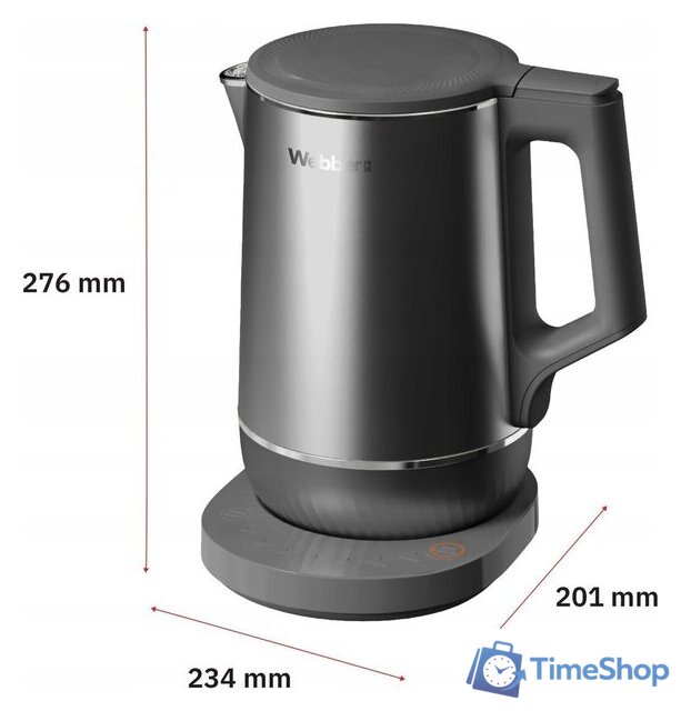 Электрический чайник Webber CEYLON WK-717 - Изображение №6 — Интернет-магазин Time-Shop