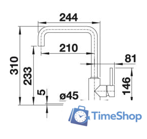 Смеситель Blanco Mili (белый) - Изображение №2 — Интернет-магазин Time-Shop