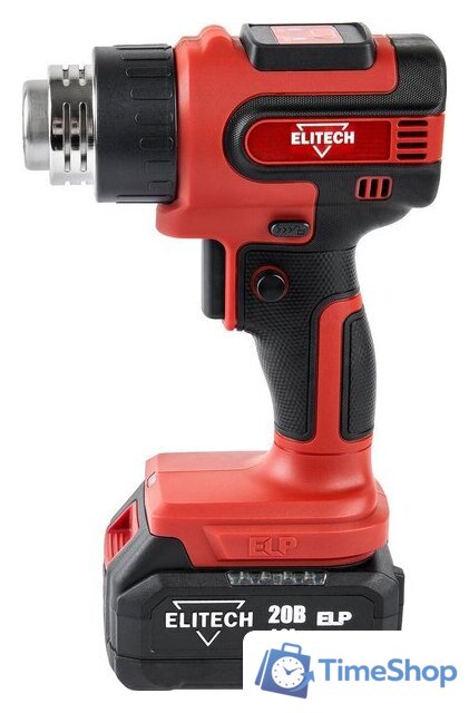 Промышленный фен ELITECH ТВА 20СЛ5 (с 1-им АКБ, кейс) - Изображение №2 — Интернет-магазин Time-Shop