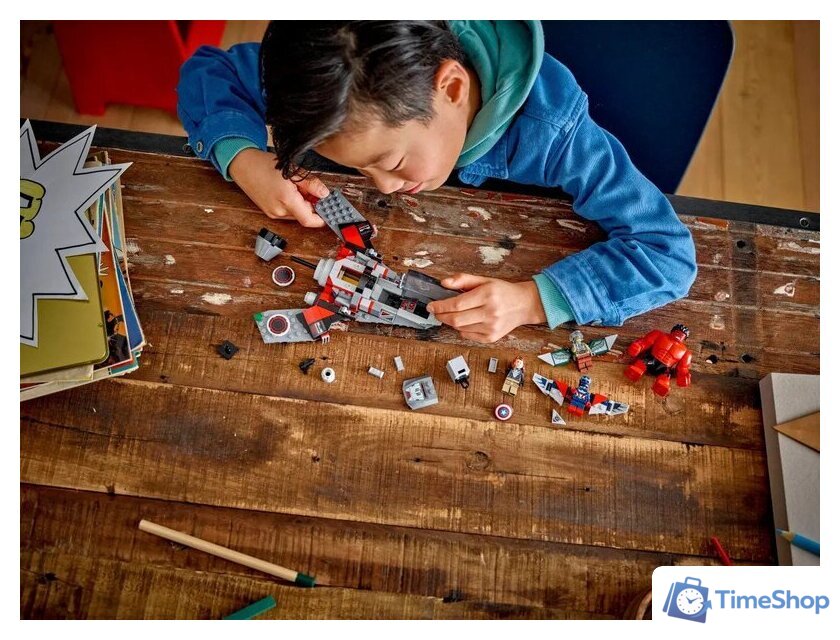 Конструктор LEGO Super Heroes Битва Капитана Америки против Красного Халка 76292 - Изображение №12 — Интернет-магазин Time-Shop