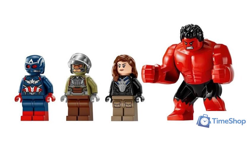 Конструктор LEGO Super Heroes Битва Капитана Америки против Красного Халка 76292 - Изображение №10 — Интернет-магазин Time-Shop