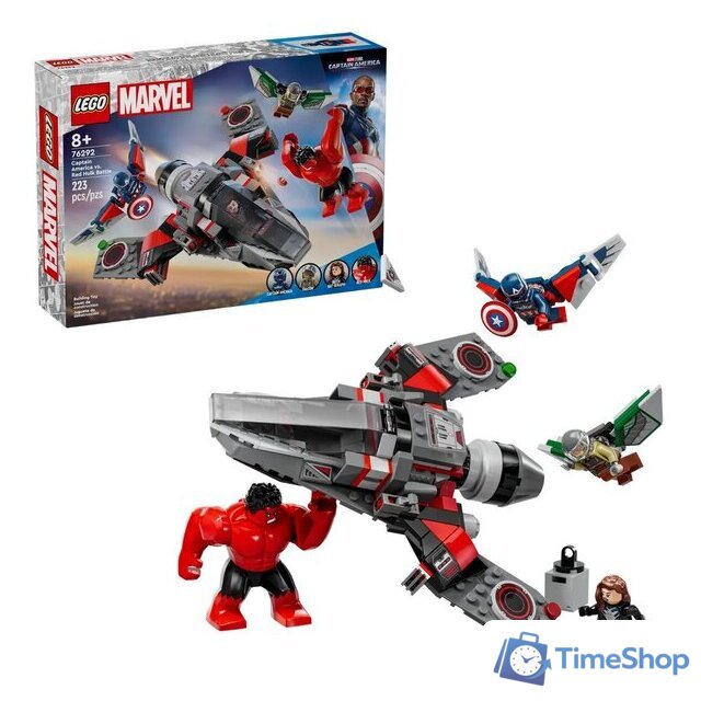 Конструктор LEGO Super Heroes Битва Капитана Америки против Красного Халка 76292 - Изображение №3 — Интернет-магазин Time-Shop