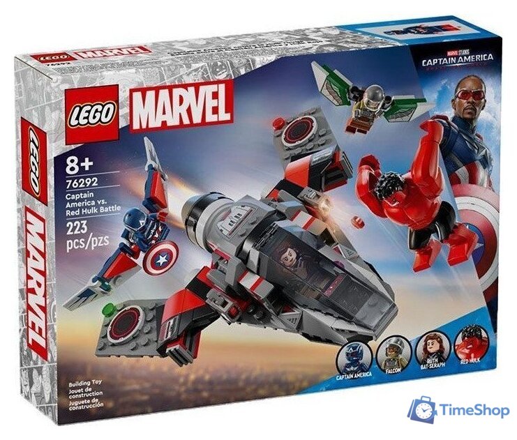 Конструктор LEGO Super Heroes Битва Капитана Америки против Красного Халка 76292 - Изображение №1 — Интернет-магазин Time-Shop
