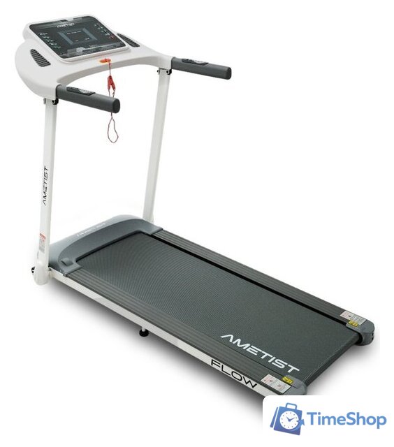 Электрическая беговая дорожка AMETIST Flow White/Gray - Изображение №1 — Интернет-магазин Time-Shop