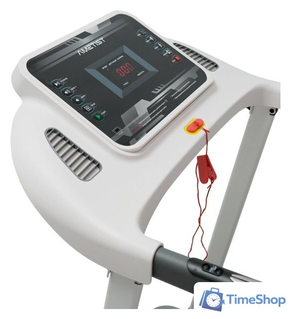 Электрическая беговая дорожка AMETIST Flow White/Gray - Изображение №2 — Интернет-магазин Time-Shop