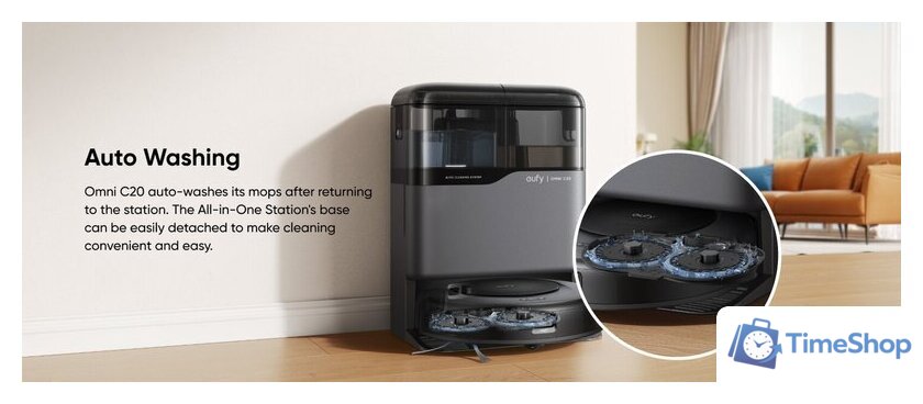 Робот-пылесос Eufy Robot Vacuum Omni C20 - Изображение №7 — Интернет-магазин Time-Shop