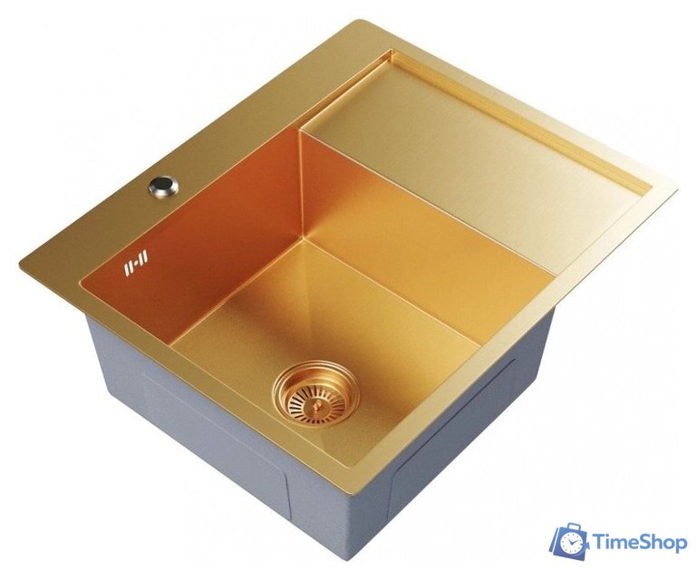 Кухонная мойка Mixline Pro 552924 (золото, с сифоном) - Изображение №2 — Интернет-магазин Time-Shop