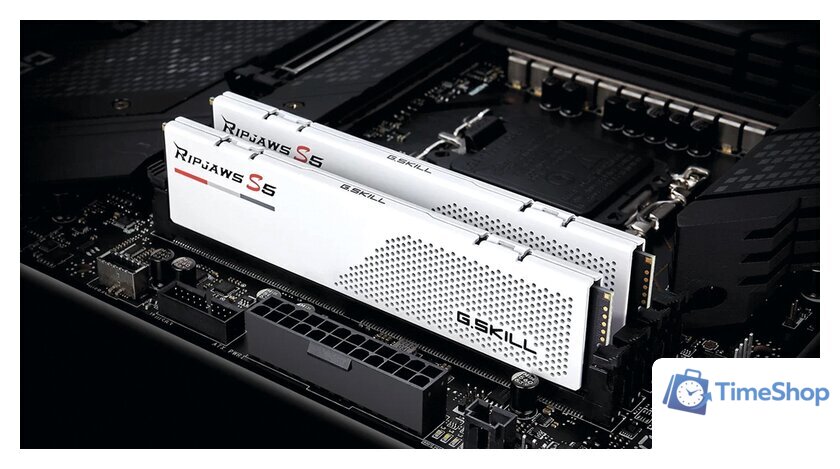Оперативная память G.Skill Ripjaws S5 2x16ГБ DDR5 5600 МГц F5-5600J2834F16GX2-RS5W - Изображение №4 — Интернет-магазин Time-Shop