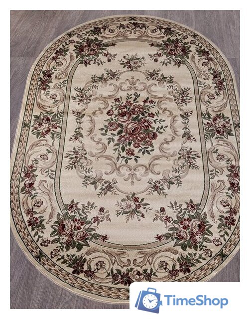 Ковер для жилой комнаты Merinos Colizey D057-OVAL-CREAM (1.5х2.3) - Изображение №2 — Интернет-магазин Time-Shop