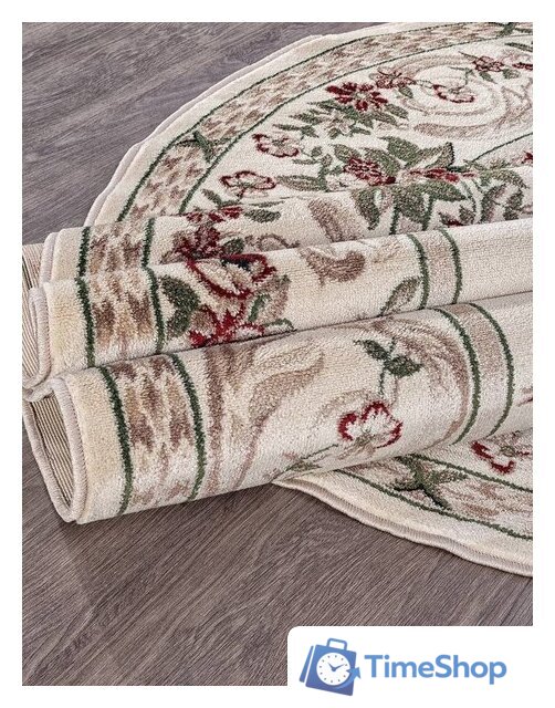 Ковер для жилой комнаты Merinos Colizey D057-OVAL-CREAM (1.5х2.3) - Изображение №3 — Интернет-магазин Time-Shop