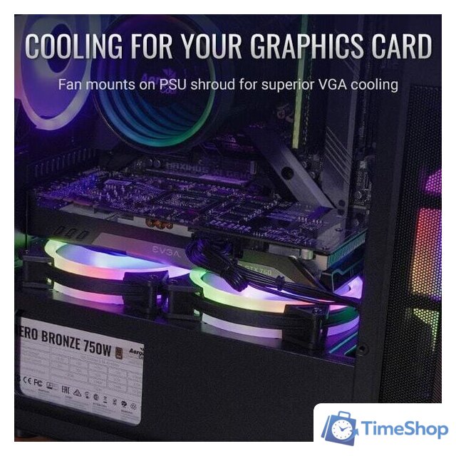 Корпус AeroCool Atomic Lite-G-BK-V2 - Изображение №21 — Интернет-магазин Time-Shop