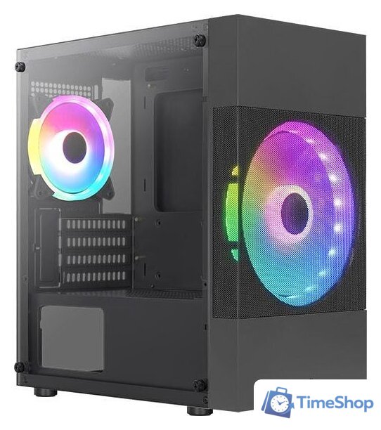 Корпус AeroCool Atomic Lite-G-BK-V2 - Изображение №5 — Интернет-магазин Time-Shop