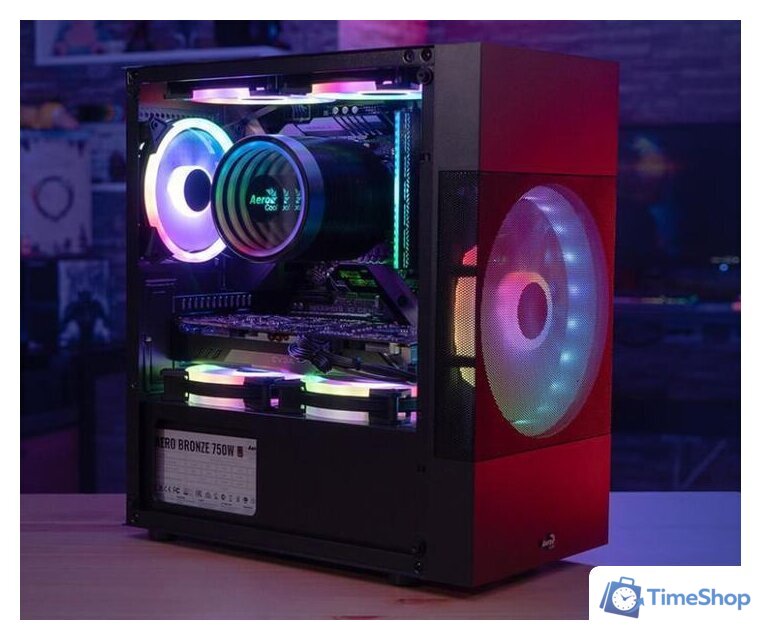 Корпус AeroCool Atomic Lite-G-BK-V2 - Изображение №22 — Интернет-магазин Time-Shop