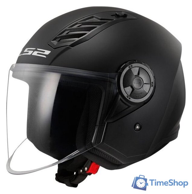 Мотошлем LS2 OF616 Airflow 2 Solid (M, черный матовый) - Изображение №6 — Интернет-магазин Time-Shop