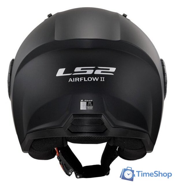 Мотошлем LS2 OF616 Airflow 2 Solid (M, черный матовый) - Изображение №9 — Интернет-магазин Time-Shop