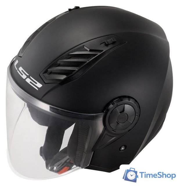 Мотошлем LS2 OF616 Airflow 2 Solid (M, черный матовый) - Изображение №5 — Интернет-магазин Time-Shop