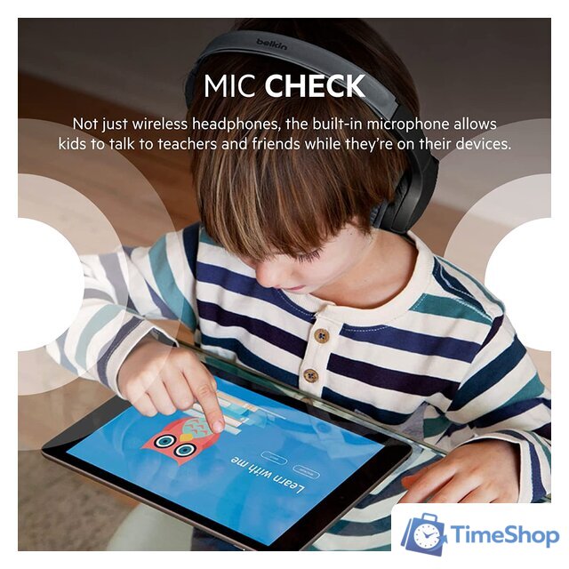 Наушники Belkin SoundForm Mini (черный) - Изображение №10 — Интернет-магазин Time-Shop