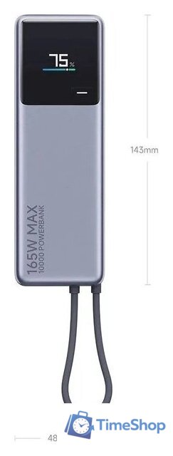 Внешний аккумулятор Xiaomi Power Bank 165W PB1165MI 10000mAh (международная версия) - Изображение №10 — Интернет-магазин Time-Shop