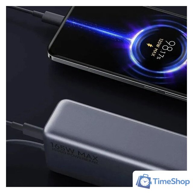 Внешний аккумулятор Xiaomi Power Bank 165W PB1165MI 10000mAh (международная версия) - Изображение №7 — Интернет-магазин Time-Shop